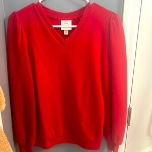 Red sweater XS